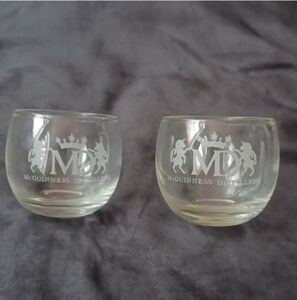 4/$30 Small McGuinness Glasses - Set of 2